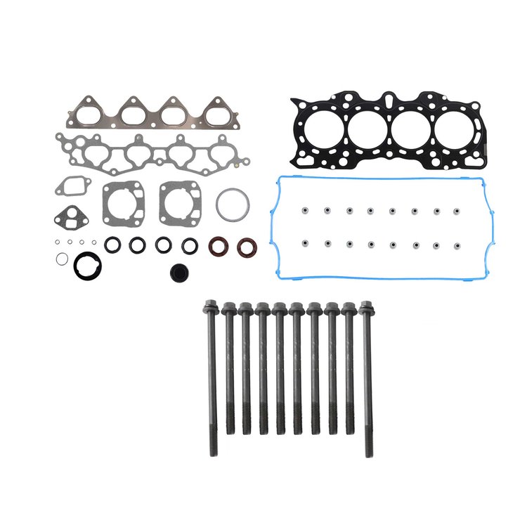 Engine Top-End Gasket Set w/Head Bolts Fits Select 1990-1995 Acura Integra w/1.8L L4 16V DOHC Engine