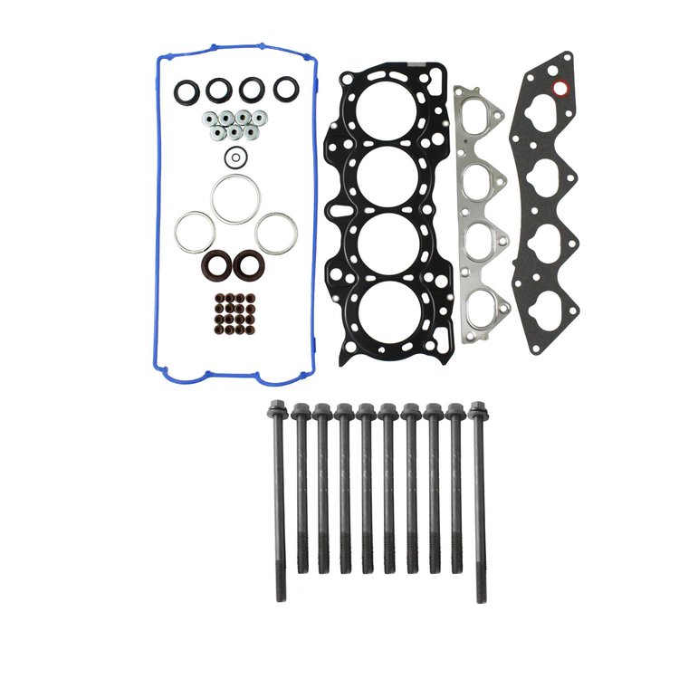 Engine Top-End Gasket Set w/Head Bolts Fits Select 1996-2001 Acura Integra w/1.8L L4 16V DOHC Engine