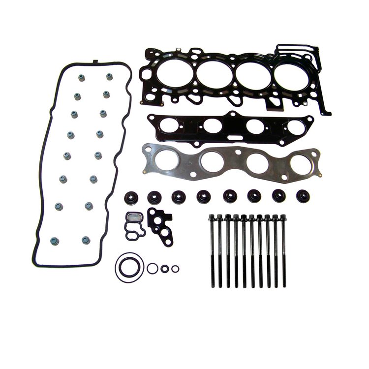 Engine Top-End Gasket Set w/Head Bolts Fits Select 2007-2008 Honda Fit w/1.5L L4 16V SOHC [VTEC] Engine