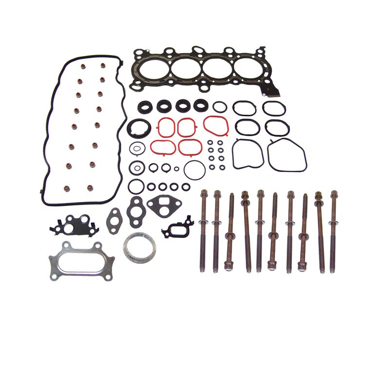 Engine Top-End Gasket Set w/Head Bolts Fits Select 2006-2022 Acura, Honda Models w/1.8L, 2.0L L4 16V SOHC [i-VTEC] Engines