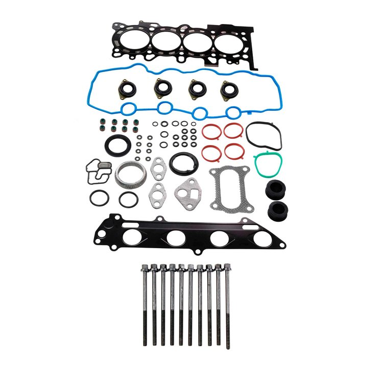 Engine Top-End Gasket Set w/Head Bolts Fits Select 2012-2015 Acura, Honda Models w/1.5L L4 8V SOHC [i-VTEC] Engine