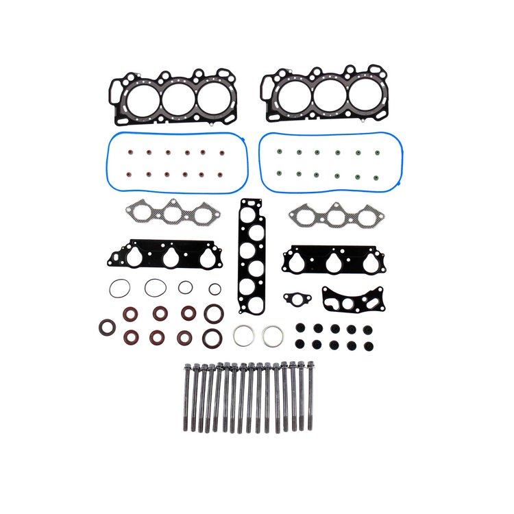 Engine Top-End Gasket Set w/Head Bolts Fits Select 1999-2001 Honda Odyssey w/3.5L V6 24V SOHC Engine