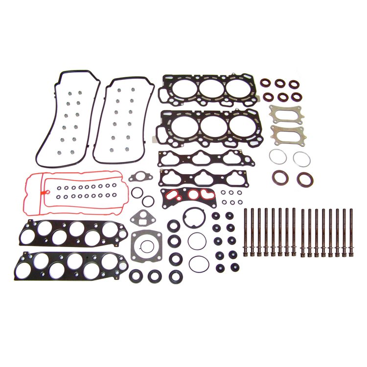 Engine Top-End Gasket Set w/Head Bolts Fits Select 2008-2017 Acura, Honda Models w/3.5L V6 24V SOHC [i-VTEC] Engine
