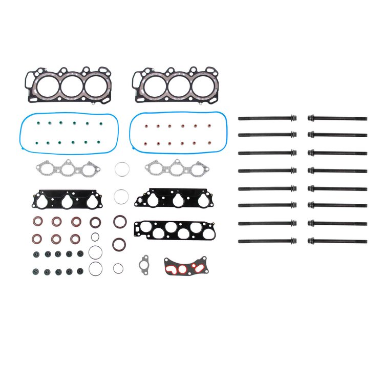Engine Top-End Gasket Set w/Head Bolts Fits Select 1997-2002 Acura, Honda Models w/3.0L V6 24V SOHC [VTEC] Engine