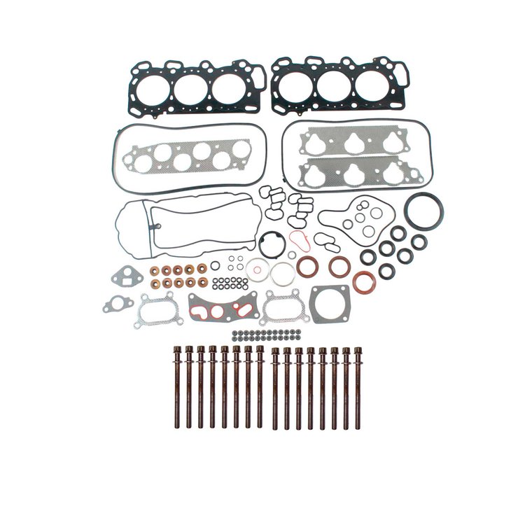 Engine Top-End Gasket Set w/Head Bolts Fits Select 2005-2007 Honda Accord w/3.0L V6 24V SOHC [i-VTEC] Engine