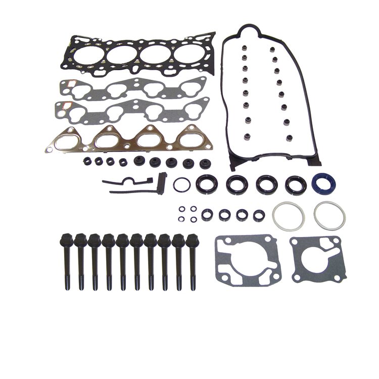 Engine Top-End Gasket Set w/Head Bolts Fits Select 1992-1995 Honda w/1.5L, 1.6L L4 16V SOHC [VTEC] Engines