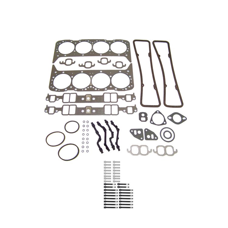Engine Top-End Gasket Set w/Head Bolts Fits Select 1962-1980 Avanti, Buick, and More Models w/4.6L, 5.7L V8 16V OHV Engines