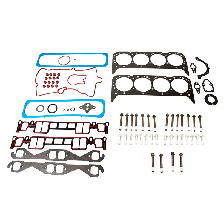 Engine Top-End Gasket Set w/Head Bolts Fits Select 1996-2002 AM General, Cadillac, Chevrolet, GMC Models w/5.7L V8 16V OHV Eng.