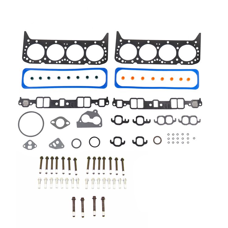 Engine Top-End Gasket Set w/Head Bolts Fits Select 1987-1996 Avanti, Buick, Cadillac, and More Models w/5.0L V8 16V OHV Engine