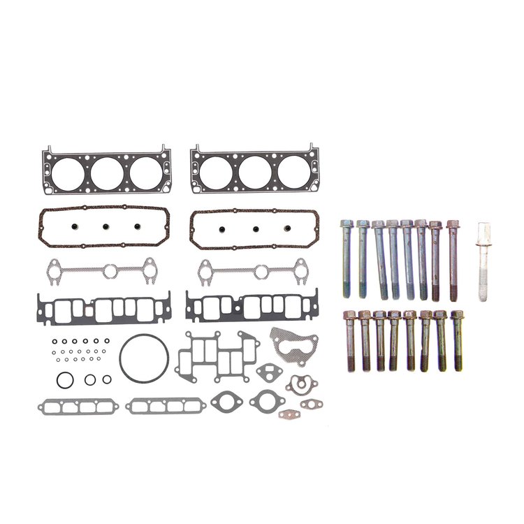 Engine Top-End Gasket Set w/Head Bolts Fits Select 1990-1995 Chevrolet, Isuzu, Oldsmobile, Pontiac Models w/3.1L V6 12V OHV Eng.