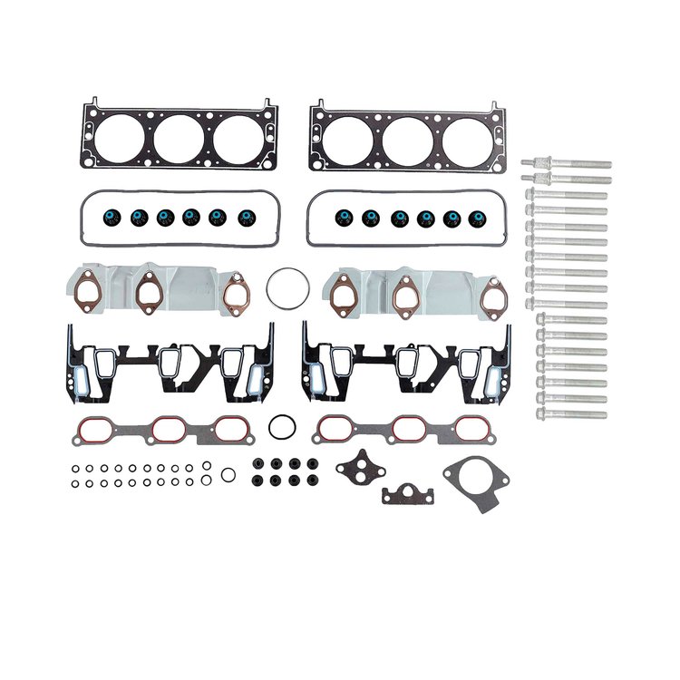 Engine Top-End Gasket Set w/Head Bolts Fits Select 1996-1999 Chevrolet, Oldsmobile, Pontiac Models w/3.4L V6 12V OHV Engine