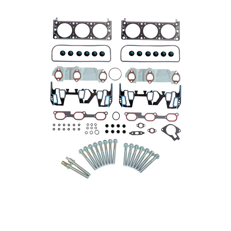 Engine Top-End Gasket Set w/Head Bolts Fits Select 2000-2003 Buick, Chevrolet, Oldsmobile, Pontiac Models w/3.4L V6 12V OHV Eng.
