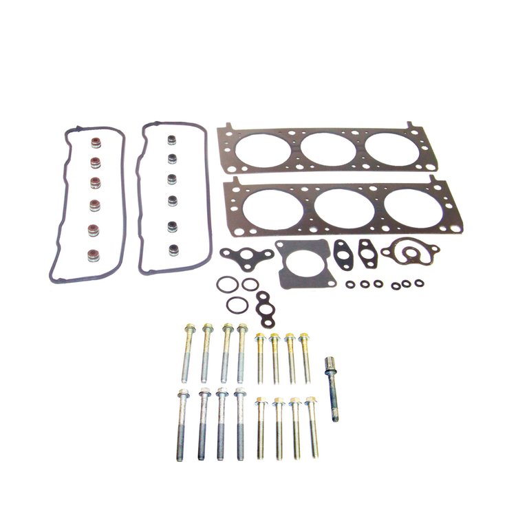 Engine Top-End Gasket Set w/Head Bolts Fits Select 1987-1990 Buick, Cadillac, and More Models w/2.8L, 3.1L V6 12V OHV Engines