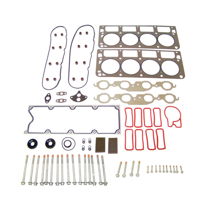 Engine Top-End Gasket Set w/Head Bolts Fits Select 2001 Avanti, Chevrolet Models w/5.7L V8 16V OHV Engine