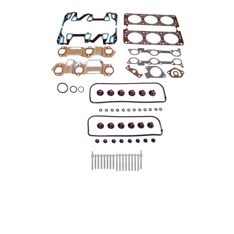 Engine Top-End Gasket Set w/Head Bolts Fits Select 1996 Buick, Chevrolet, Oldsmobile, Pontiac Models w/3.1L V6 12V OHV Engine