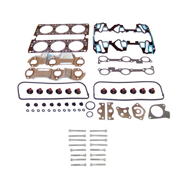Engine Top-End Gasket Set w/Head Bolts Fits Select 1996-1999 Buick, Chevrolet, Oldsmobile, Pontiac Models w/3.1L V6 12V OHV Eng.