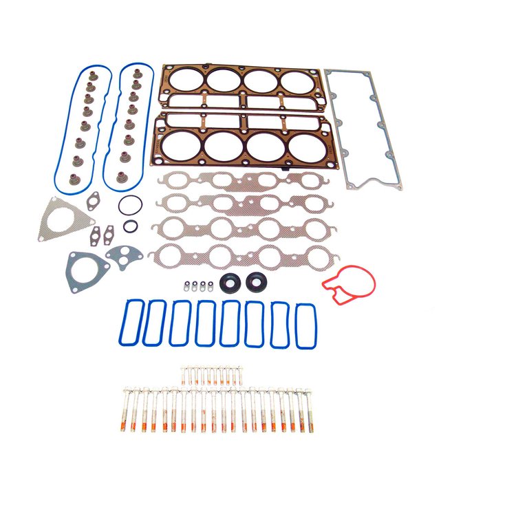 Engine Top-End Gasket Set w/Head Bolts Fits Select 2004-2005 Cadillac, Chevrolet, Pontiac Models w/5.7L V8 16V OHV Engine