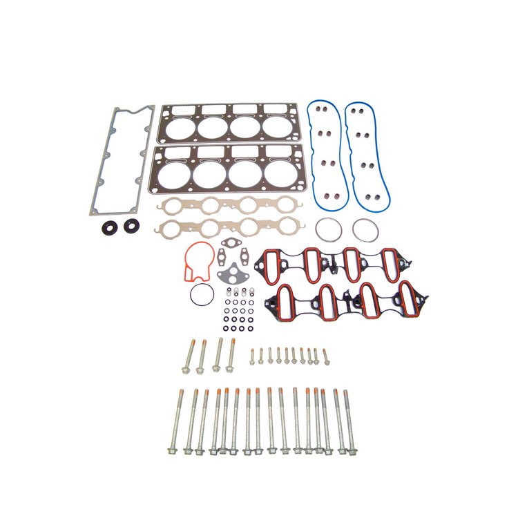 Engine Top-End Gasket Set w/Head Bolts Fits Select 1999-2000 Chevrolet, GMC Models w/6.0L V8 16V OHV [Vortec] Engine