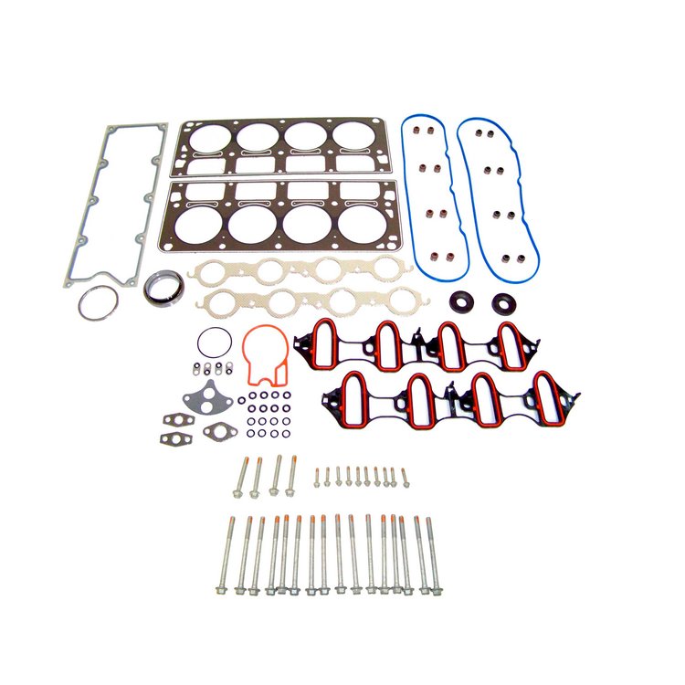 Engine Top-End Gasket Set w/Head Bolts Fits Select 1999-2001 Chevrolet, GMC Models w/4.8L, 5.3L V8 16V OHV [Vortec] Engines