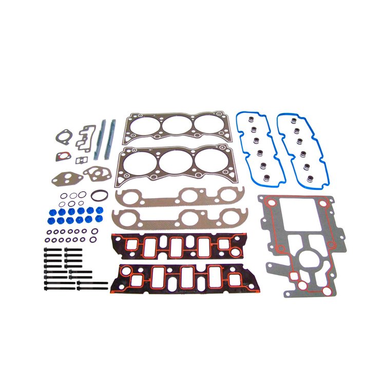 Engine Top-End Gasket Set w/Head Bolts Fits Select 1991-1995 Buick, Oldsmobile, Pontiac Models w/3.8L V6 12V OHV Engine