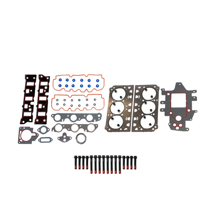 Engine Top-End Gasket Set w/Head Bolts Fits Select 1996-1997 Buick, Oldsmobile, Pontiac Models w/3.8L V6 12V OHV Engine