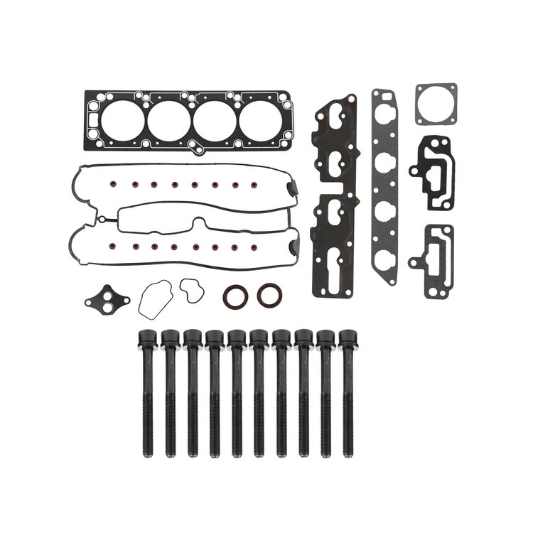 Engine Top-End Gasket Set w/Head Bolts Fits Select 1998-2003 Daewoo, Isuzu Models w/2.0L, 2.2L L4 16V DOHC Engines