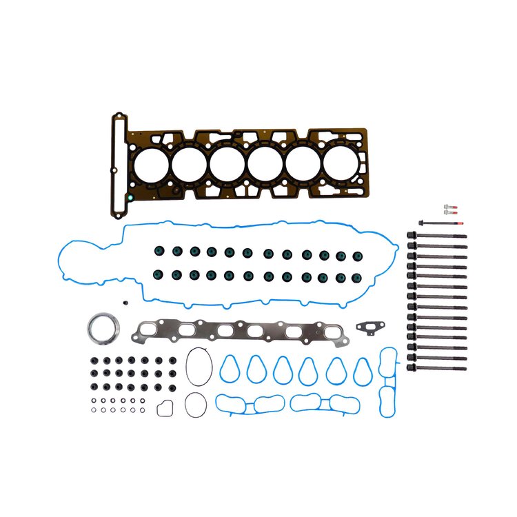 Engine Top-End Gasket Set w/Head Bolts Fits Select 2002-2004 Buick, Chevrolet, GMC, and More Models w/4.2L L6 24V DOHC Engine