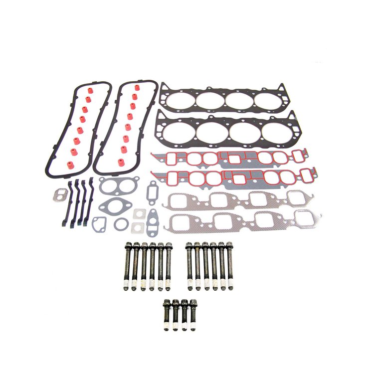 Engine Top-End Gasket Set w/Head Bolts Fits Select 1970-1979 Chevrolet, GMC Models w/7.4L V8 16V OHV Engine