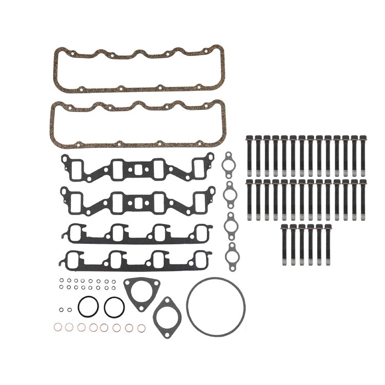Engine Top-End Gasket Set w/Head Bolts Fits Select 1991-2004 AM General, and More Models w/6.2L, 6.5L V8 16V DIESEL OHV Engines