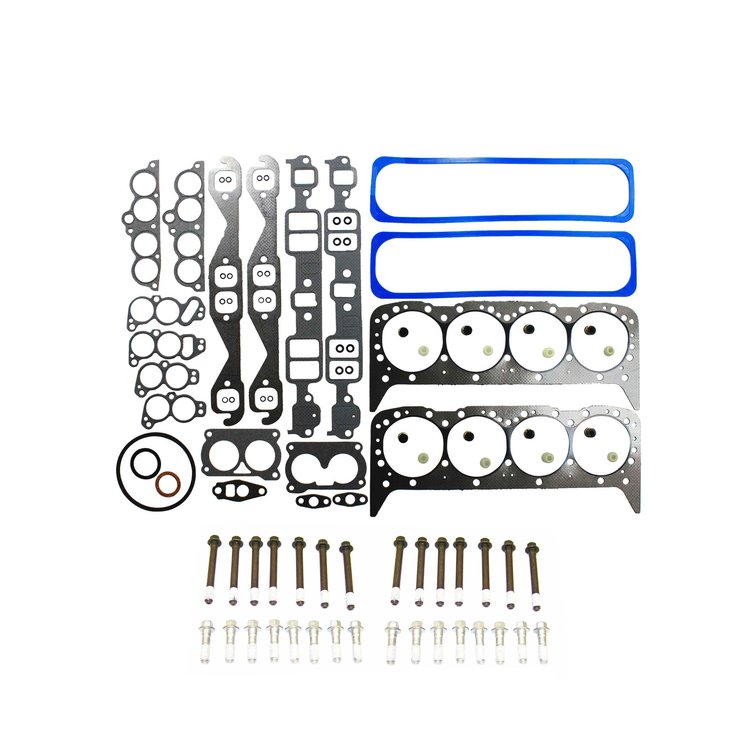 Engine Top-End Gasket Set w/Head Bolts Fits Select 1986-1991 Chevrolet Corvette w/5.7L V8 16V OHV Engine