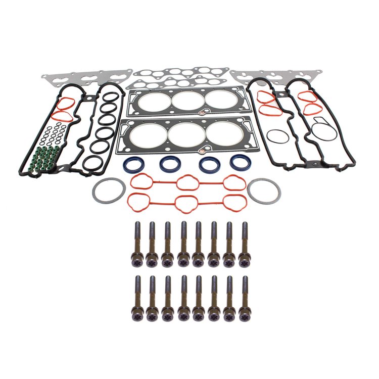 Engine Top-End Gasket Set w/Head Bolts Fits Select 1999-2000 Saab 9-5 w/3.0L V6 24V Turbocharged DOHC Engine