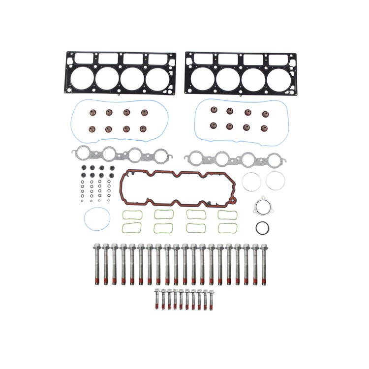 Engine Top-End Gasket Set w/Head Bolts Fits Select 2008-2017 Chevrolet, Pontiac Models w/6.0L V8 16V OHV [Vortec] Engine