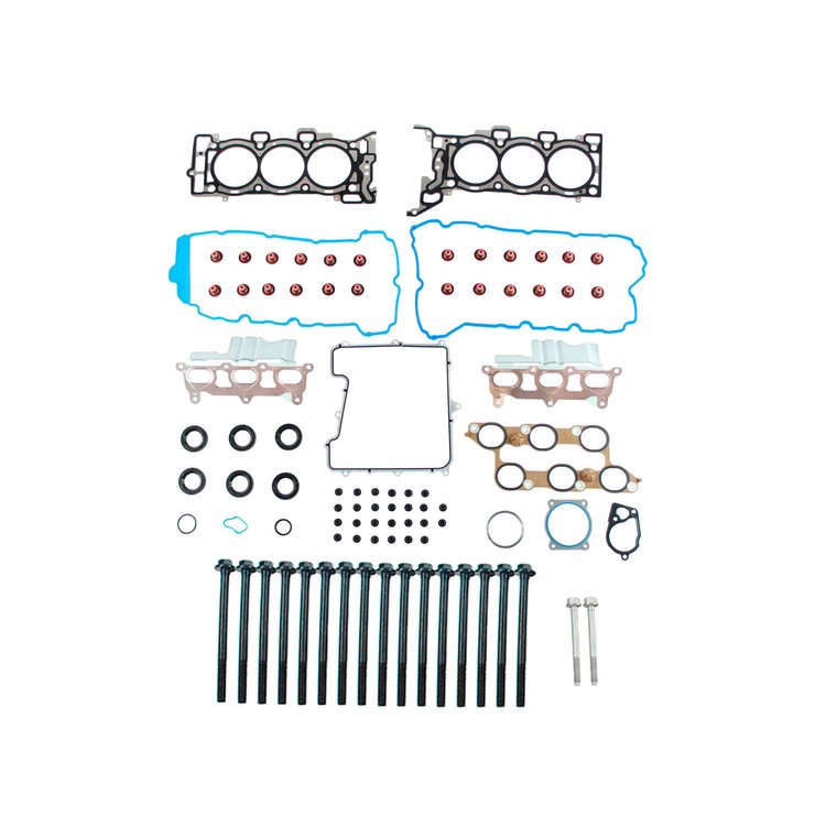 Engine Top-End Gasket Set w/Head Bolts Fits Select 2009-2011 Buick, Cadillac, Chevrolet Models w/3.6L V6 24V DOHC Engine