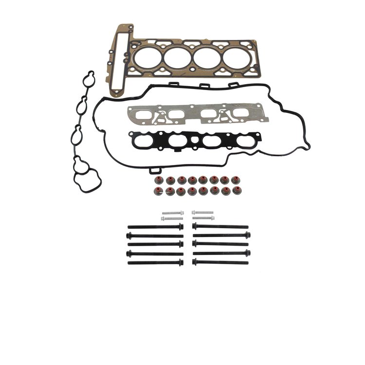 Engine Top-End Gasket Set w/Head Bolts Fits Select 2007-2010 Chevrolet, and More Models w/2.0L L4 16V Turbocharged DOHC Engine