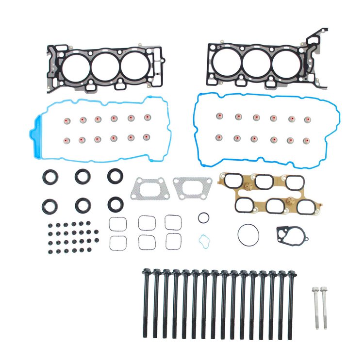 Engine Top-End Gasket Set w/Head Bolts Fits Select 2014-2020 Buick, Cadillac, Chevrolet, GMC Models w/3.6L V6 24V DOHC Engine