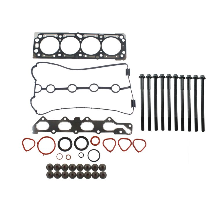 Engine Top-End Gasket Set w/Head Bolts Fits Select 2004-2005 Chevrolet Aveo w/1.6L L4 16V DOHC Engine