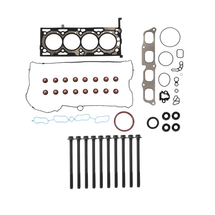 Engine Top-End Gasket Set w/Head Bolts Fits Select 2013-2022 Buick, and More Models w/2.0L L4 16V Turbocharged DOHC Engine