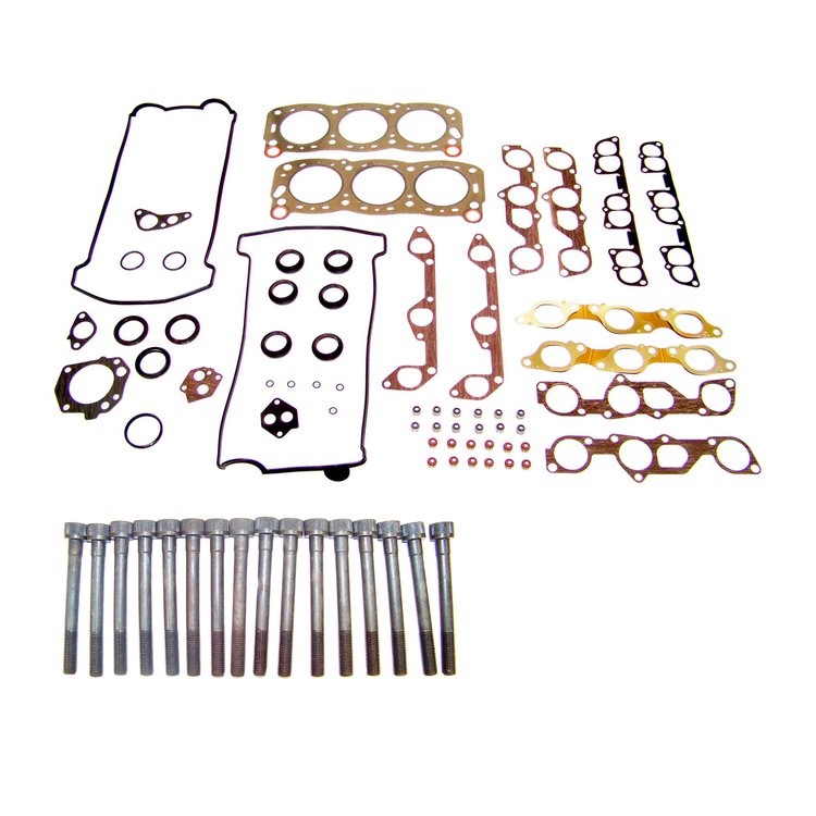 Engine Top-End Gasket Set w/Head Bolts Fits Select 1989-1995 Ford Taurus w/3.0L V6 24V DOHC [SHO] Engine