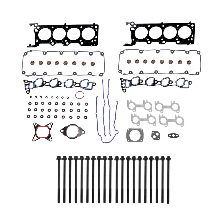 Engine Top-End Gasket Set w/Head Bolts Fits Select 1996-1998 Ford, Mercury Models w/4.6L V8 16V SOHC [N/R] Engine