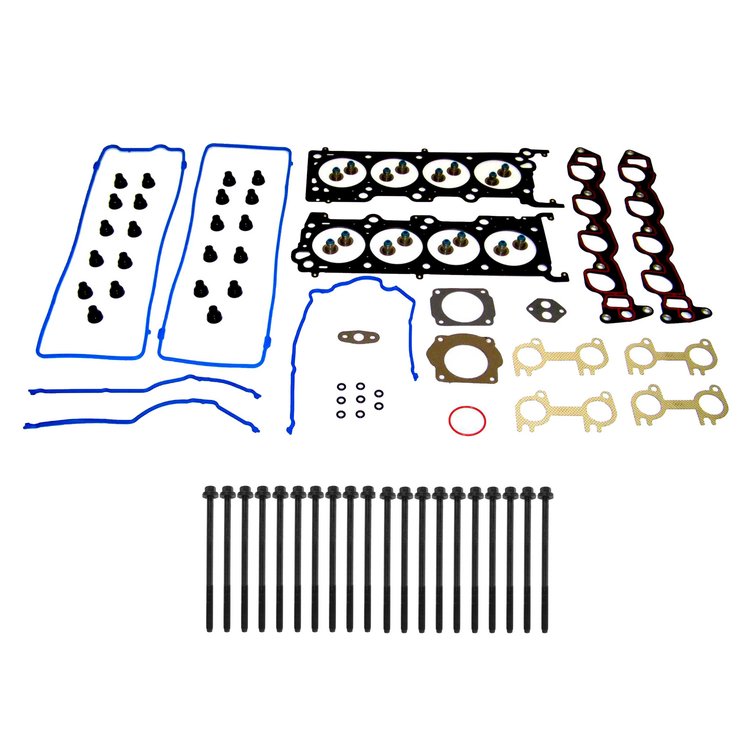 Engine Top-End Gasket Set w/Head Bolts Fits Select 1991-1995 Ford, Lincoln, Mercury Models w/4.6L V8 16V SOHC [N/R] Engine