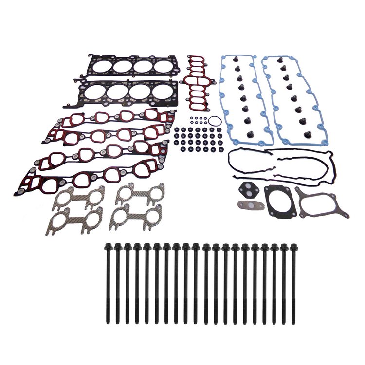 Engine Top-End Gasket Set w/Head Bolts Fits Select 1997-1999 Ford, Lincoln Models w/5.4L V8 16V SOHC Engine