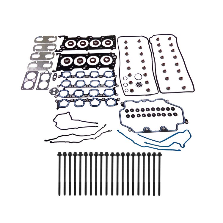 Engine Top-End Gasket Set w/Head Bolts Fits Select 1996-2007 Ford, and More Models w/4.6L V8 32V Naturally Aspirated DOHC Engine