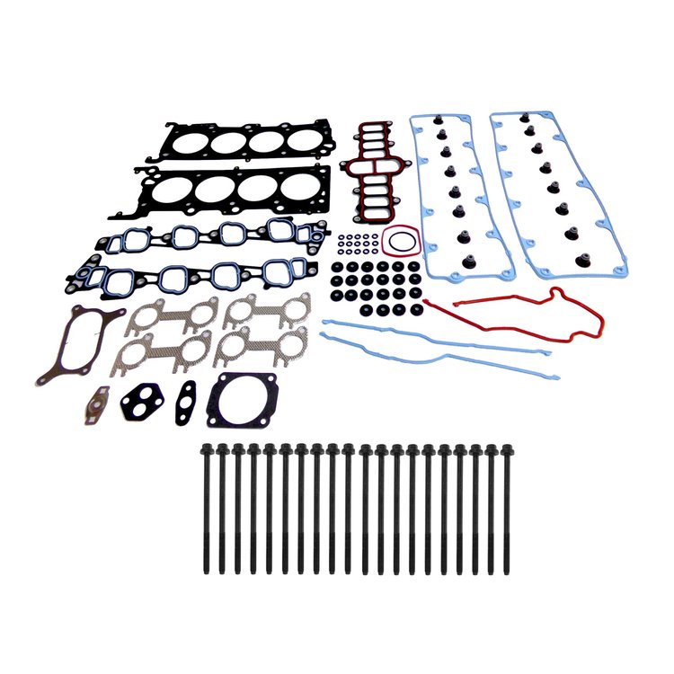 Engine Top-End Gasket Set w/Head Bolts Fits Select 2004-2008 Ford w/4.6L V8 16V SOHC [Triton (Romeo)] Engine