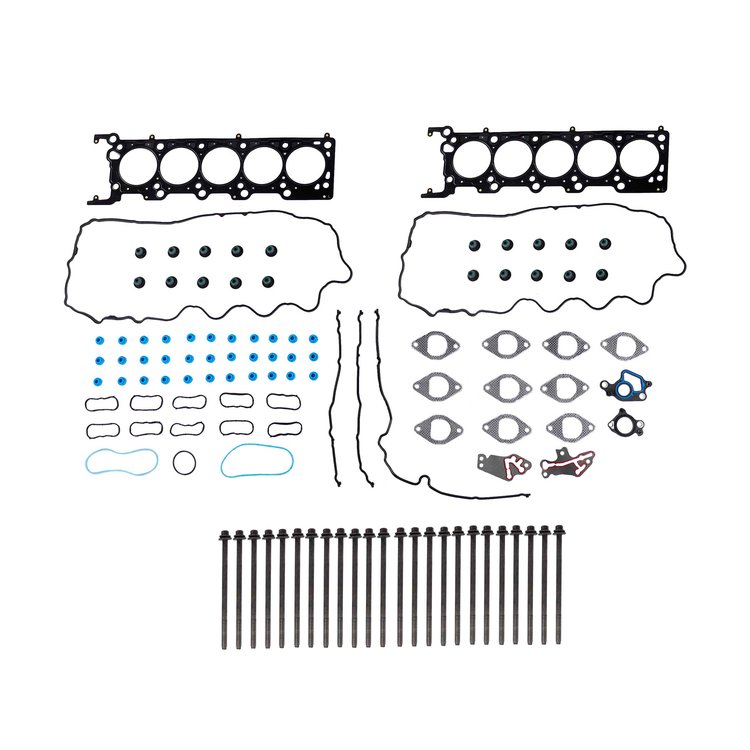 Engine Top-End Gasket Set w/Head Bolts Fits Select 2005-2019 Ford w/6.8L V10 30V SOHC Engine