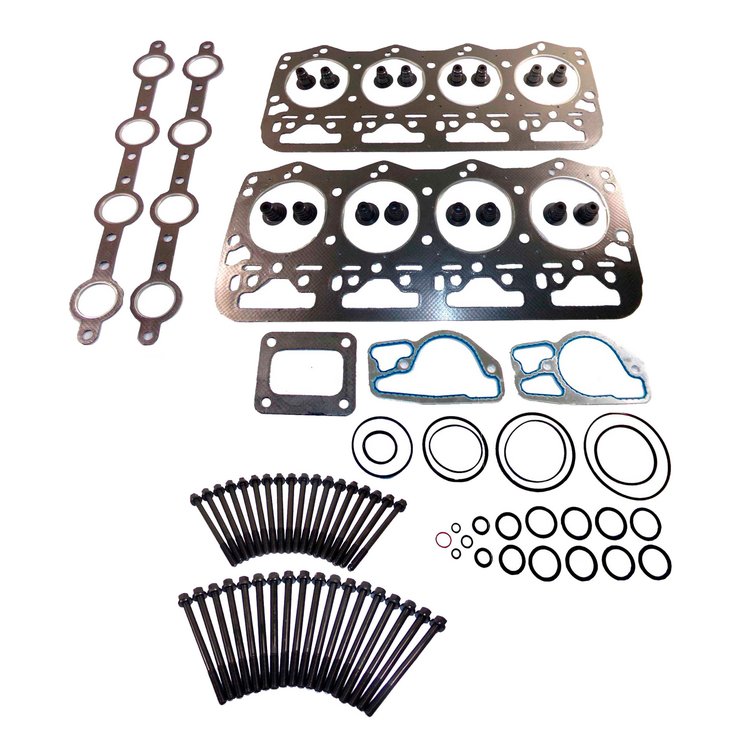 Engine Top-End Gasket Set w/Head Bolts Fits Select 1994-2003 Ford w/7.3L V8 16V Turbocharged DIESEL OHV [Power-Stroke] Engine