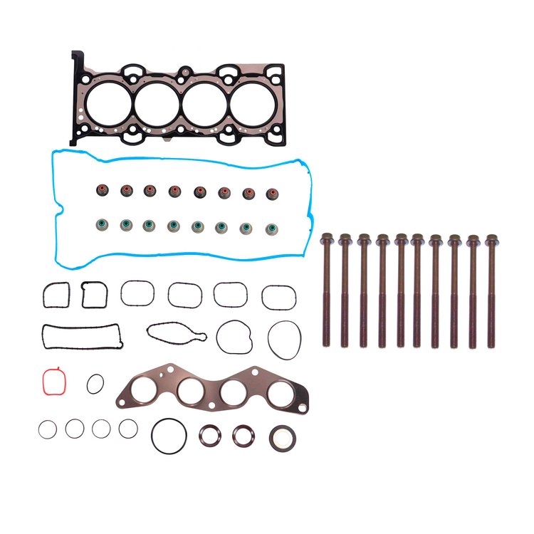 Engine Top-End Gasket Set w/Head Bolts Fits Select 2012-2017 Ford Focus w/2.0L L4 16V DOHC Engine
