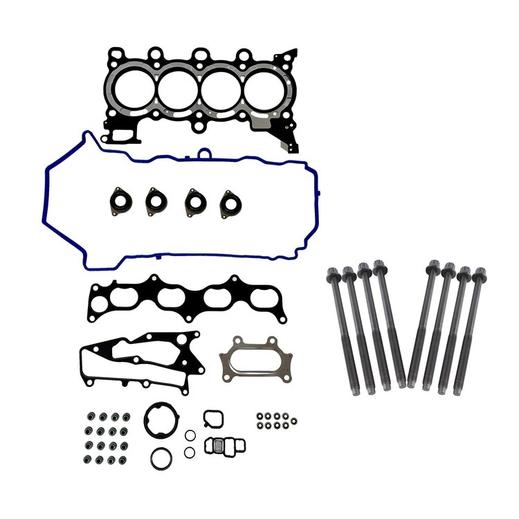 Engine Top-End Gasket Set w/Head Bolts Fits Select 2014-2017 Honda Accord w/2.0L L4 16V DOHC [i-VTEC] Engine