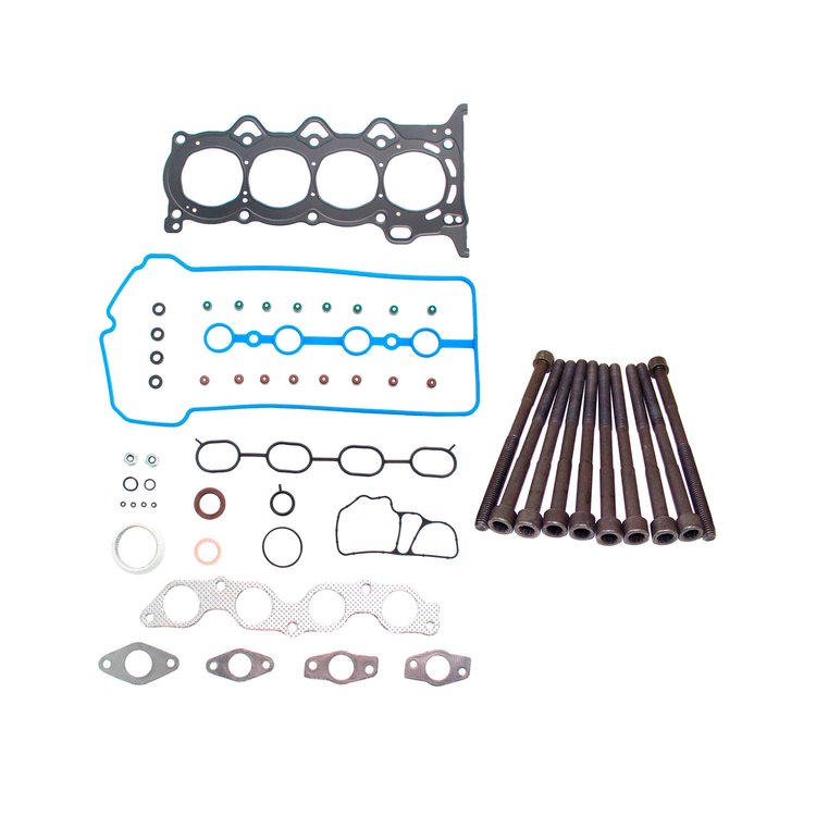 Engine Top-End Gasket Set w/Head Bolts Fits Select 2012-2019 Toyota Prius C w/1.5L L4 16V DOHC Engine