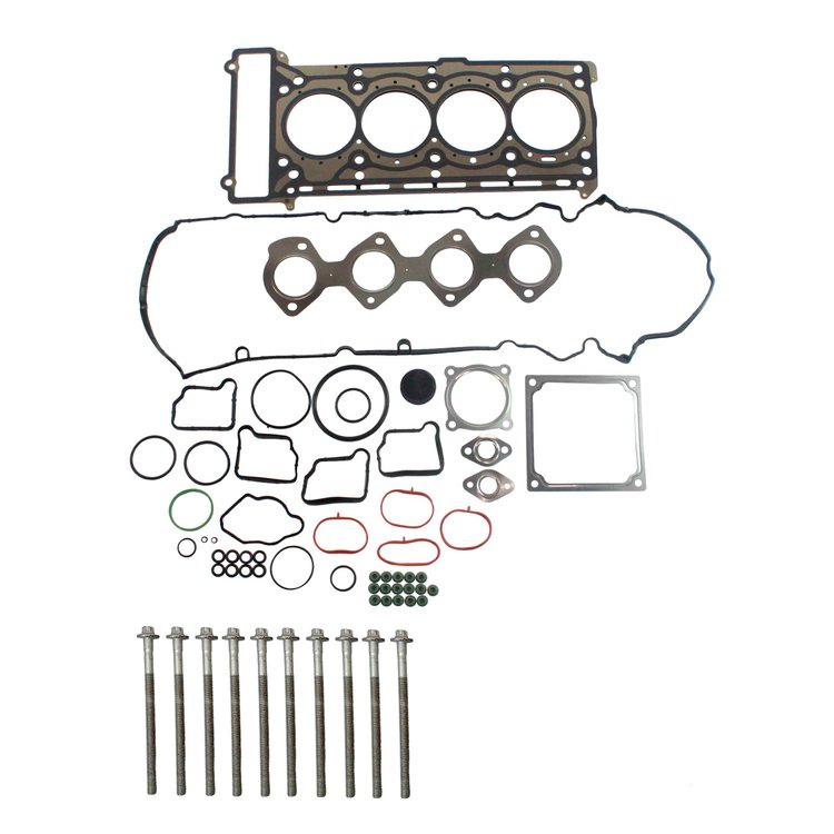 Engine Top-End Gasket Set w/Head Bolts Fits Select 2003-2005 Mercedes-Benz C230 w/1.8L L4 16V DOHC Engine