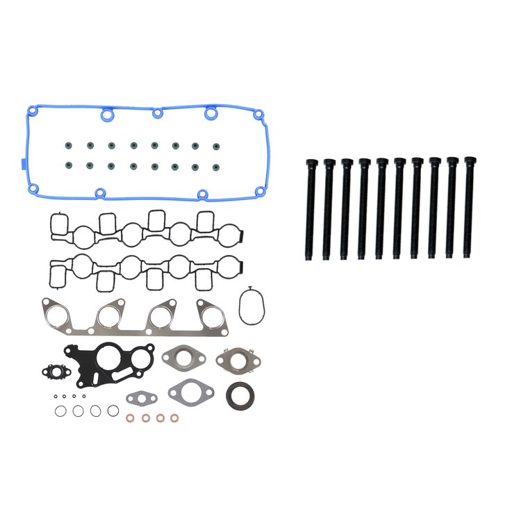 Engine Top-End Gasket Set w/Head Bolts Fits Select 2009-2014 Audi, Volkswagen Models w/2.0L L4 16V Turbocharged DIESEL DOHC Eng.